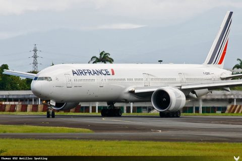 F-GZNG · Boeing 777-300ER, Pointe-à-Pitre – Maryse Condé