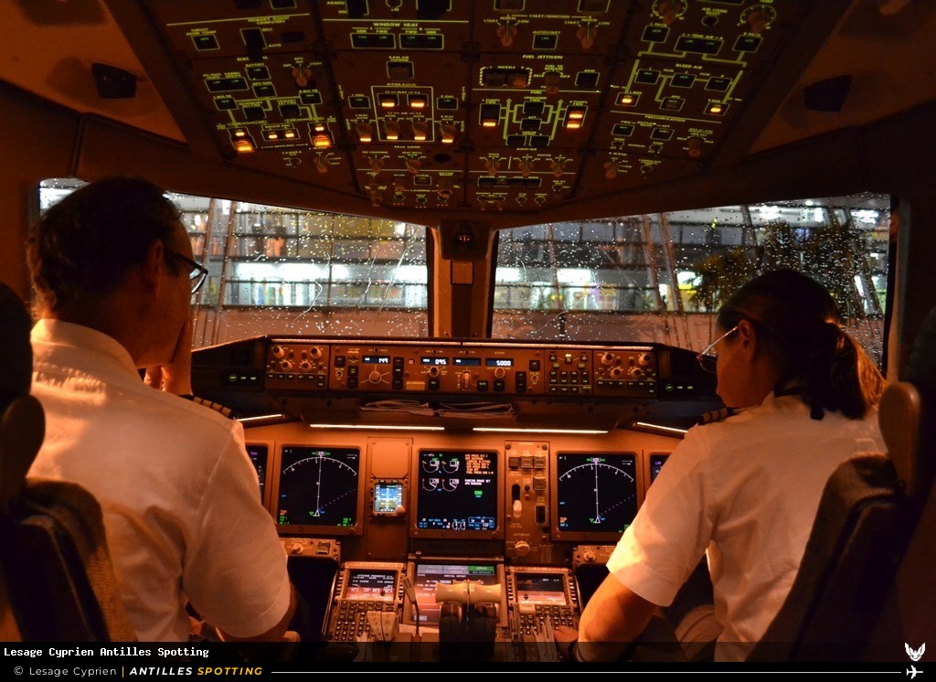 F-GSQN · Boeing 777-300ER, Air France, Martinique – Aimé Césaire