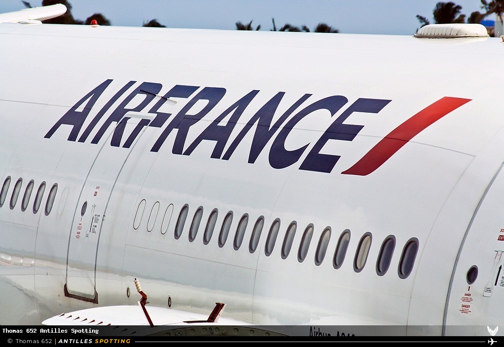 F-GLZO · Airbus A340-300, Air France, Sint Maarten – Princess Juliana