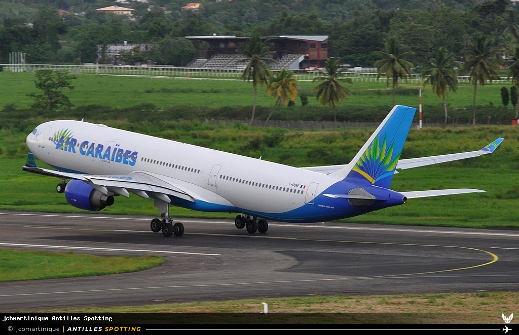 F-OONE · Airbus A330-300, Air Caraïbes, Martinique – Aimé Césaire