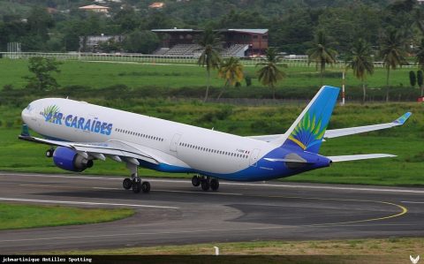F-OONE · Airbus A330-300, Martinique – Aimé Césaire