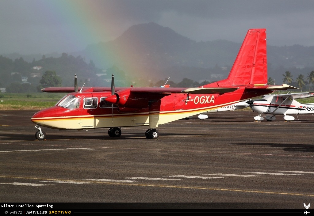 F-OGXA · Britten-Norman BN-2 Islander, Airawak, Martinique – Aimé Césaire