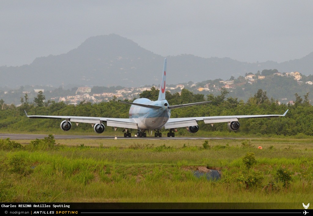 F-HSEX · Boeing 747-400, Corsairfly, Martinique – Aimé Césaire