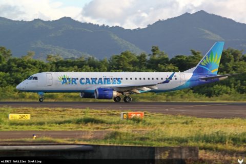 F-OSUD · Embraer E190, Martinique – Aimé Césaire