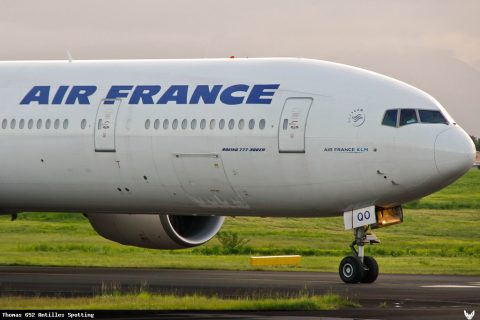 F-GSQO · Boeing 777-300ER, Pointe-à-Pitre – Maryse Condé
