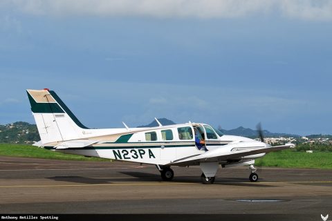 N23PA · Beechcraft Baron 58, Martinique – Aimé Césaire