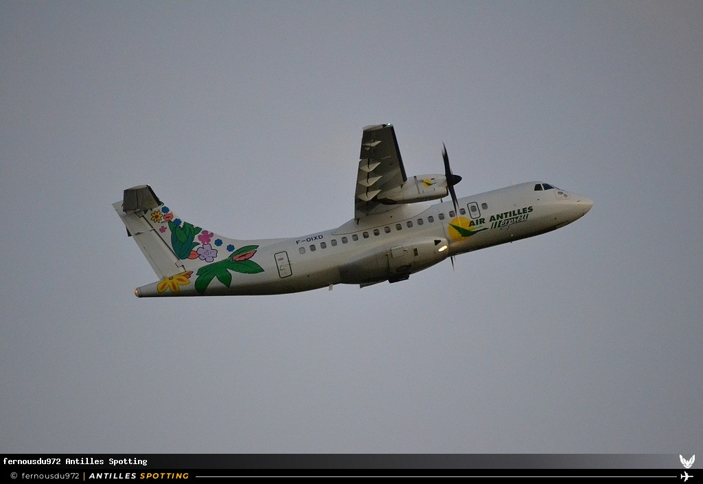 F-OIXD · ATR 42-500, Air Antilles Express, Martinique – Aimé Césaire