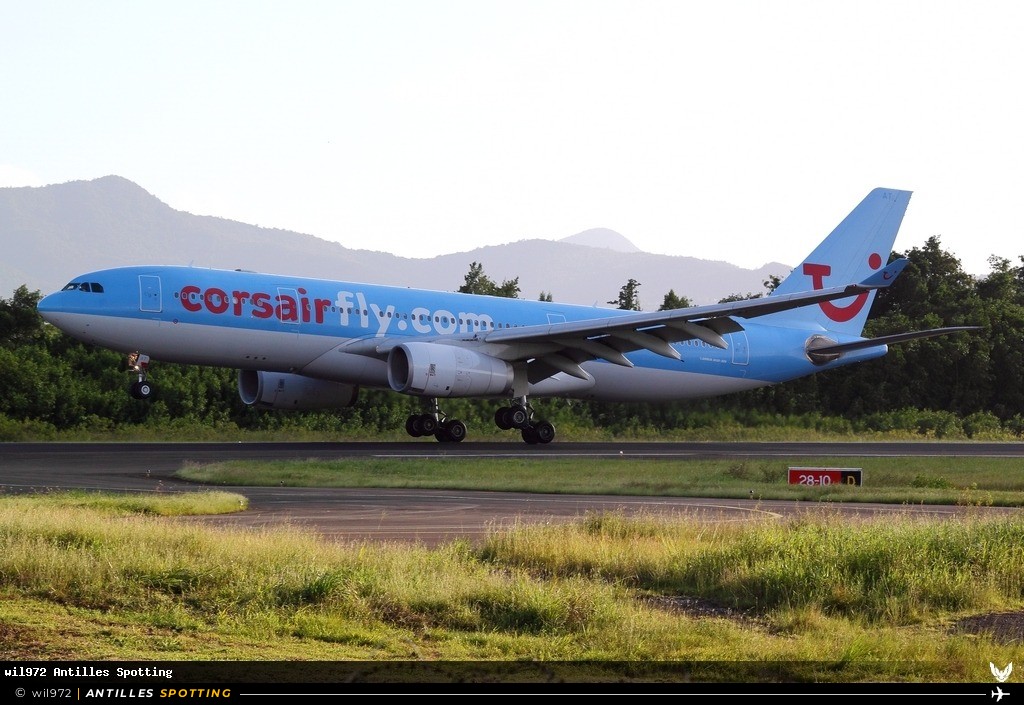F-HCAT · Airbus A330-200, Corsairfly, Martinique – Aimé Césaire