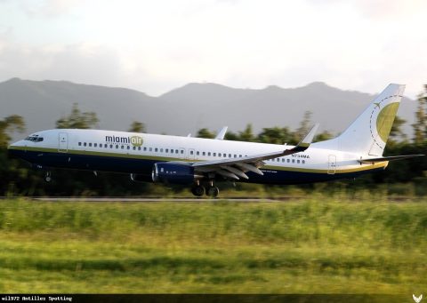 N734MA · Boeing 737-800, Martinique – Aimé Césaire