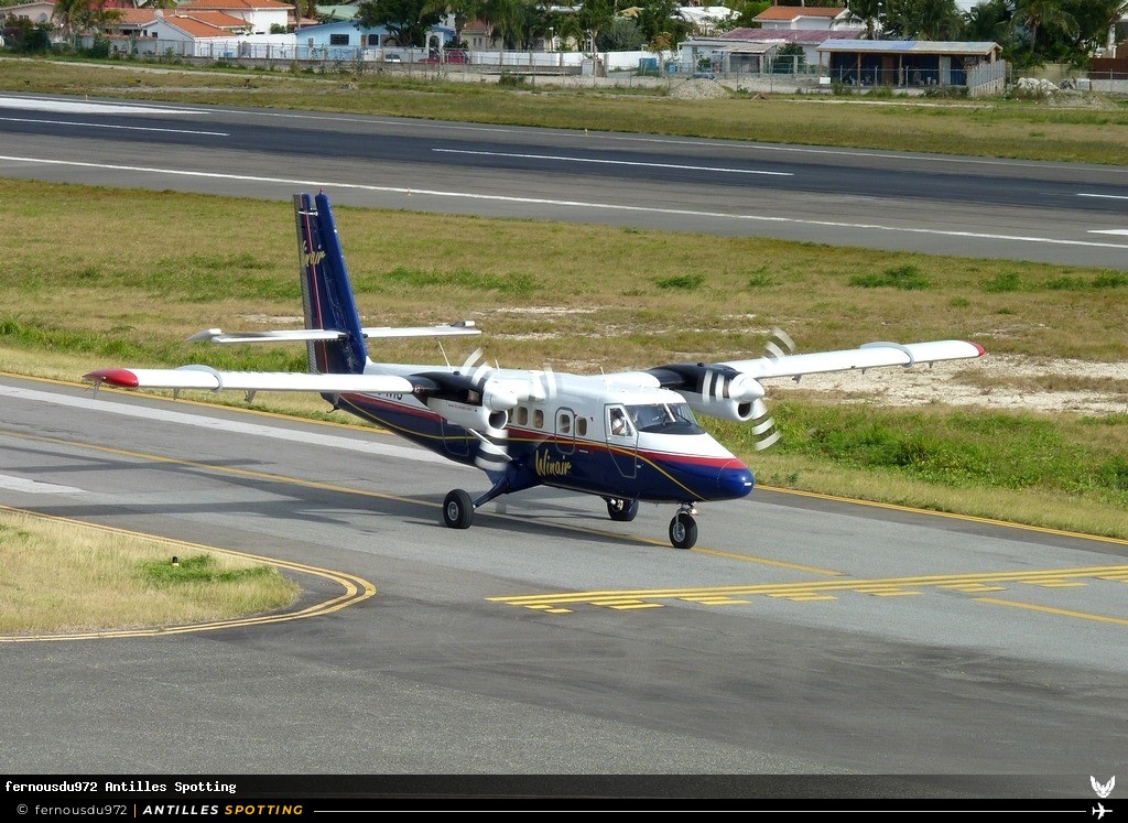 PJ-WIS · De Havilland Canada DHC-6 Twin Otter, Winair, Sint Maarten – Princess Juliana