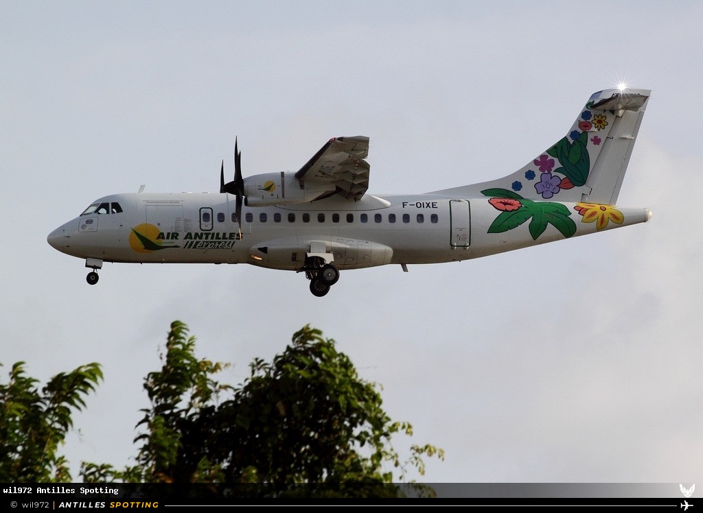 F-OIXE · ATR 45-500, Air Antilles Express, Martinique – Aimé Césaire