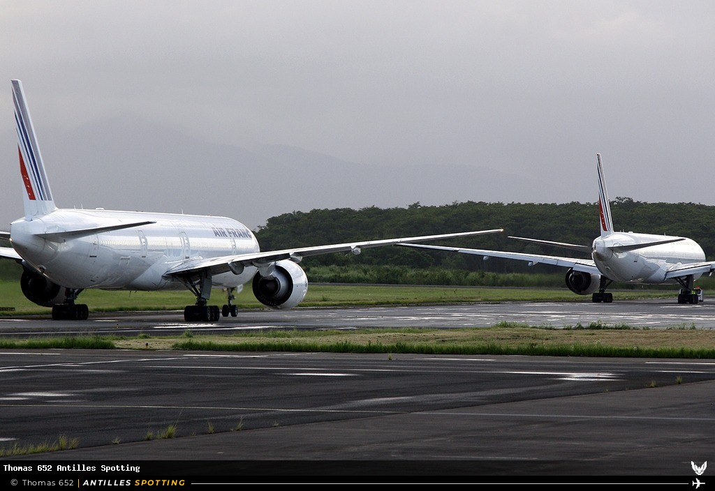F-GSQO · Boeing 777-300ER, Air France, Pointe-à-Pitre – Maryse Condé