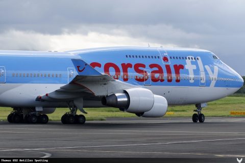 F-HSUN · Boeing 747-400, Pointe-à-Pitre – Maryse Condé