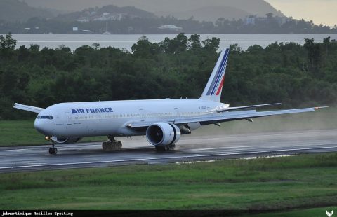F-GSQX · Boeing 777-300ER, Martinique – Aimé Césaire