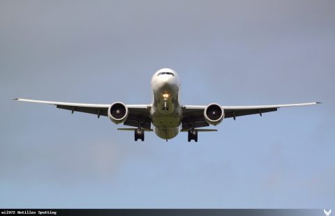 F-GSQN · Boeing 777-300ER, Martinique – Aimé Césaire