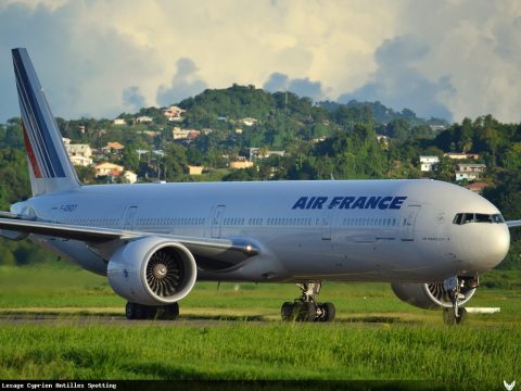 F-GSQT · Boeing 777-300ER, Martinique – Aimé Césaire