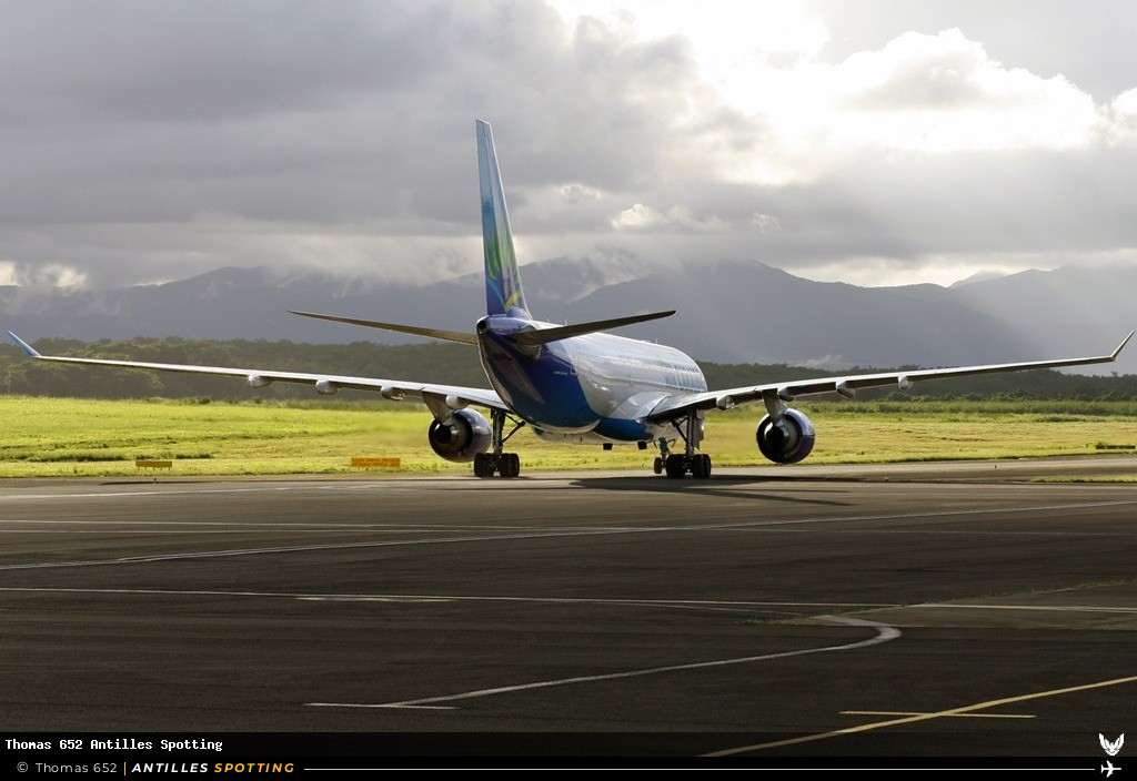 F-OFDF · Airbus A330-200, Air Caraïbes, Pointe-à-Pitre – Maryse Condé