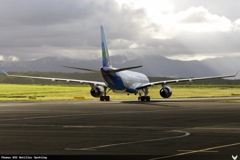F-OFDF · Airbus A330-200, Pointe-à-Pitre – Maryse Condé