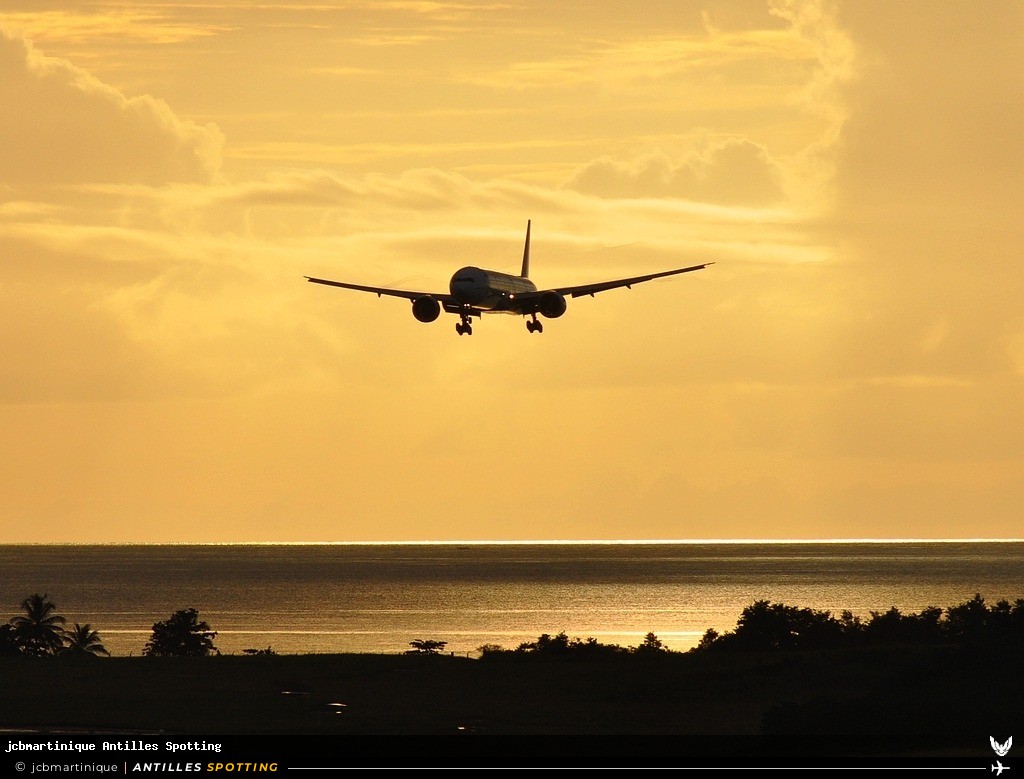 F-GSQX · Boeing 777-300ER, Air France, Martinique – Aimé Césaire