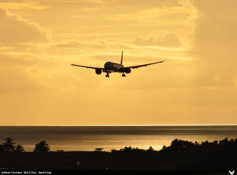F-GSQX · Boeing 777-300ER, Martinique – Aimé Césaire