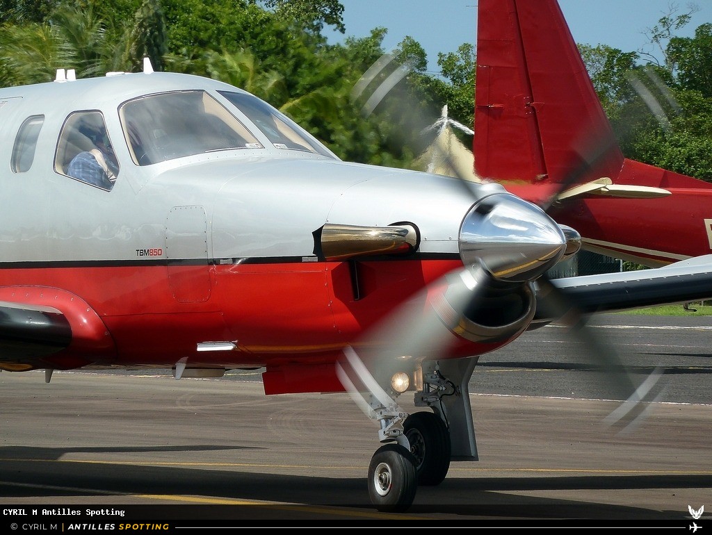 F-OJGL · Daher TBM 900 / 930 / 940 / 960, Privé, Martinique – Aimé Césaire