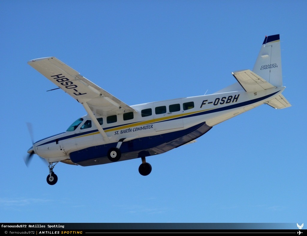 F-OSBH · Cessna 208 Caravan, St Barth Commuter, Sint Maarten – Princess Juliana