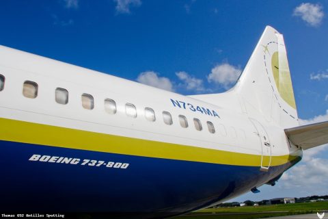 N734MA · Boeing 737-800 (2011)