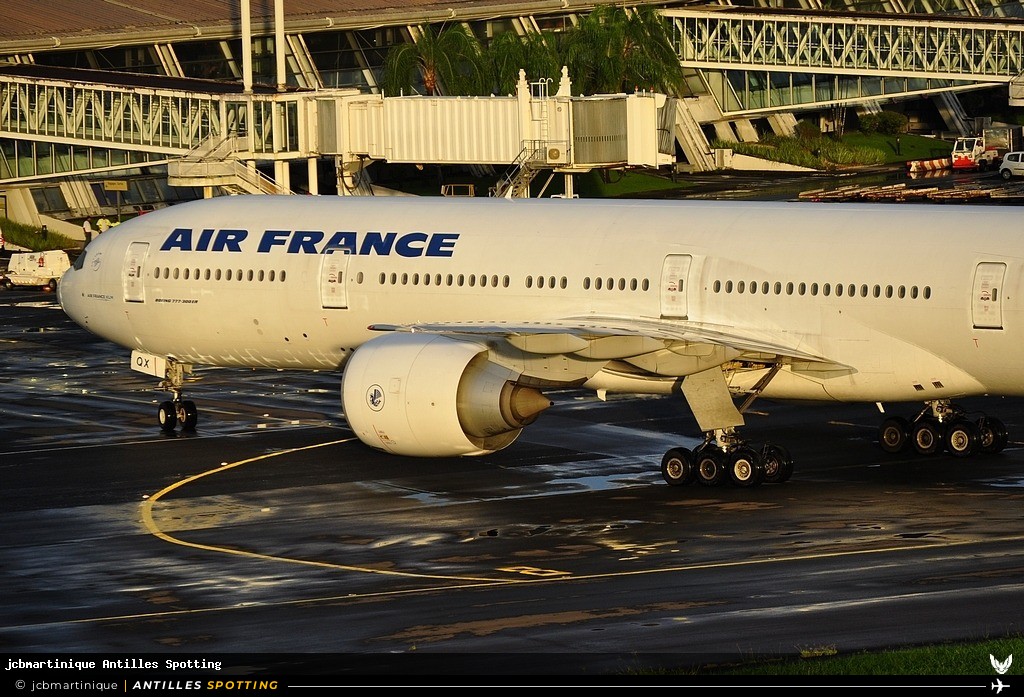 F-GSQX · Boeing 777-300ER, Air France, Martinique – Aimé Césaire