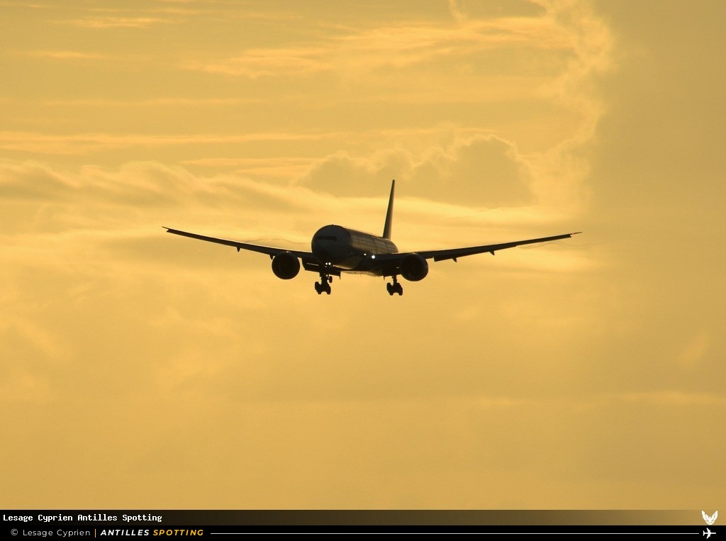 F-GSQX · Boeing 777-300ER, Air France, Martinique – Aimé Césaire