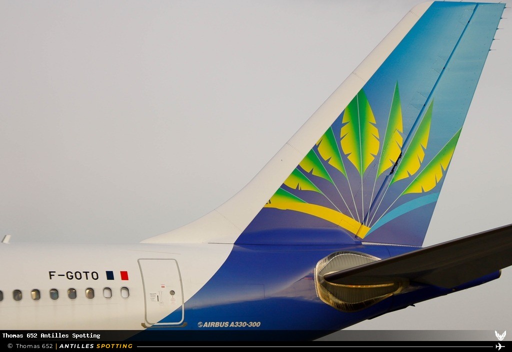 F-GOTO · Airbus A330-300, Air Caraïbes, Pointe-à-Pitre – Maryse Condé