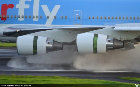 F-GTUI · Boeing 747-400, Martinique – Aimé Césaire