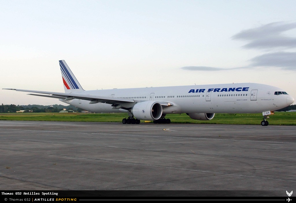 F-GSQX · Boeing 777-300ER, Air France, Pointe-à-Pitre – Maryse Condé