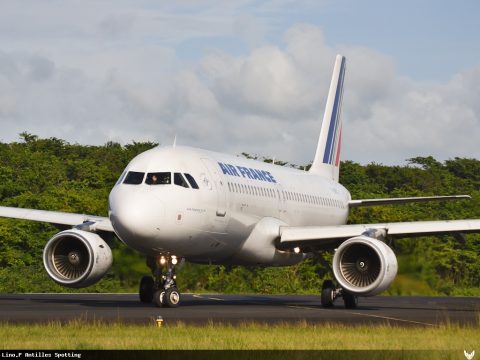F-GKXC · Airbus A320, Pointe-à-Pitre – Maryse Condé