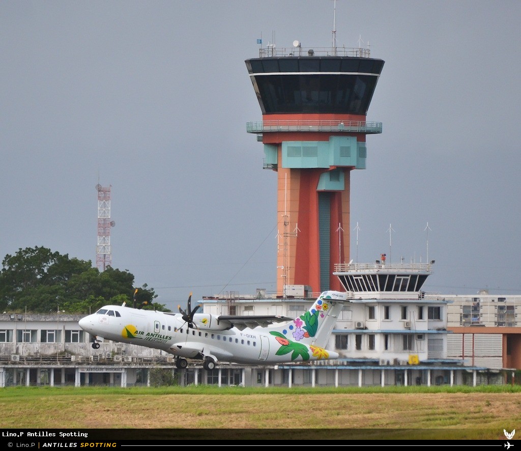 F-OIXH · ATR 42-500, Air Antilles Express, Pointe-à-Pitre – Maryse Condé