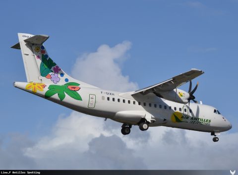 F-OIXH · ATR 42-500, Pointe-à-Pitre – Maryse Condé