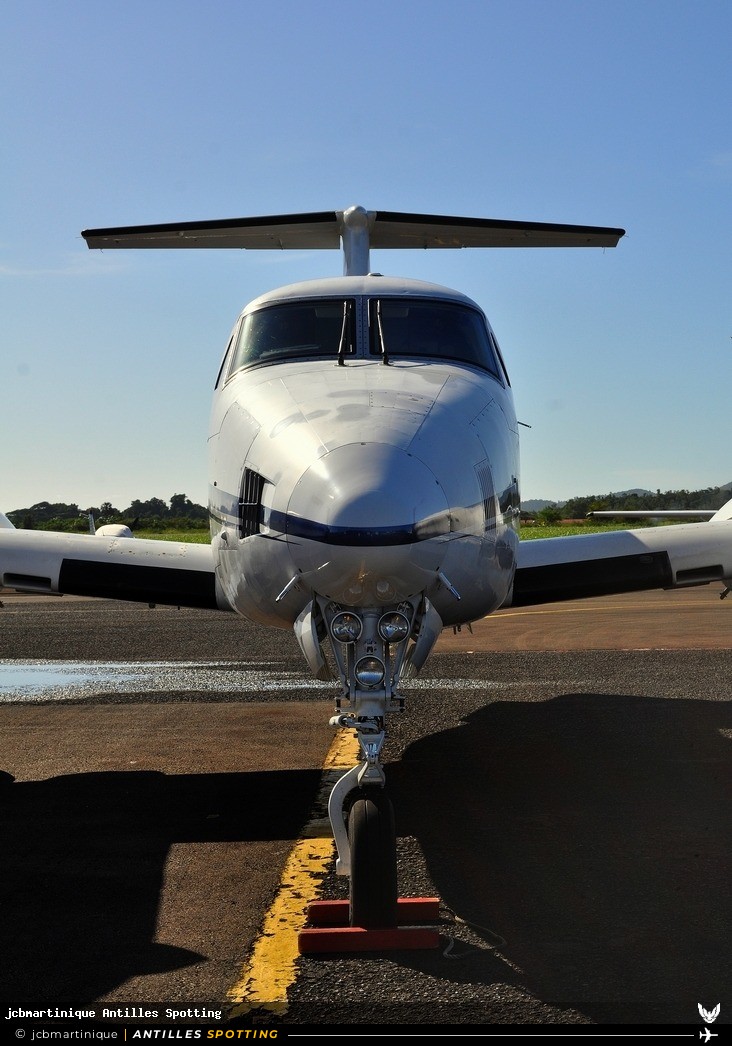 N524FS · Beechcraft King Air 200, Privé, Martinique – Aimé Césaire