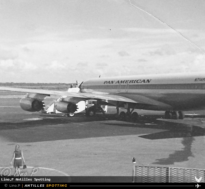 N714PA · Boeing 707, Pan American World Airways - Pan Am, Pointe-à-Pitre – Maryse Condé