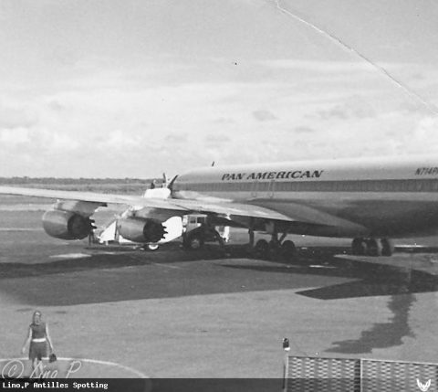 N714PA · Boeing 707, Pointe-à-Pitre – Maryse Condé