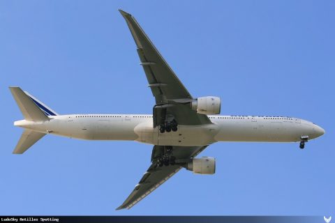 F-GSQO · Boeing 777-300ER, Pointe-à-Pitre – Maryse Condé