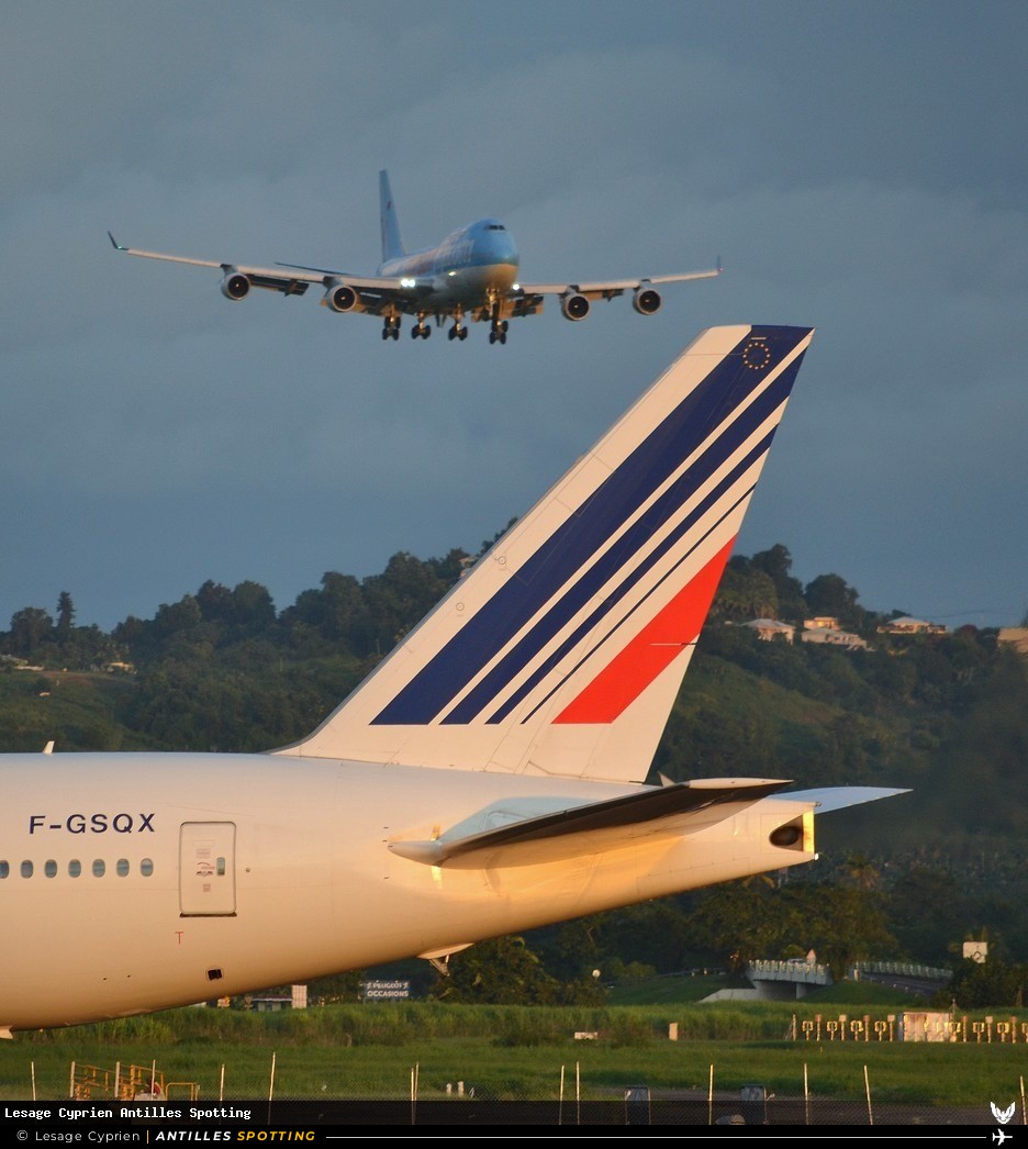 F-GSQX · Boeing 777-300ER, Air France, Martinique – Aimé Césaire