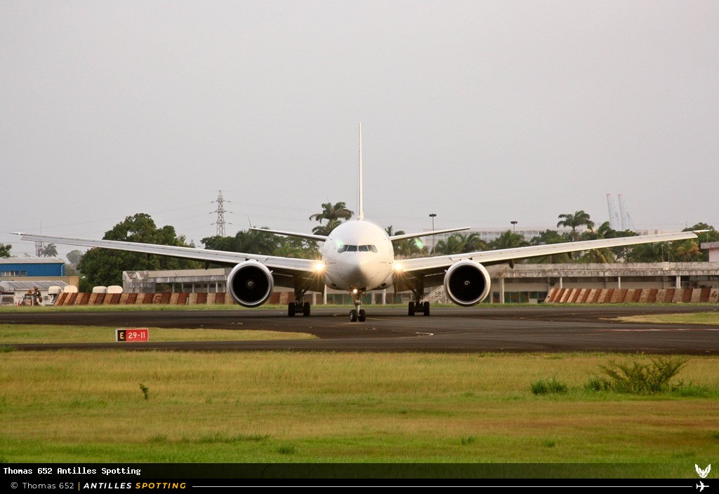 F-GSQR · Boeing 777-300ER, Air France, Pointe-à-Pitre – Maryse Condé