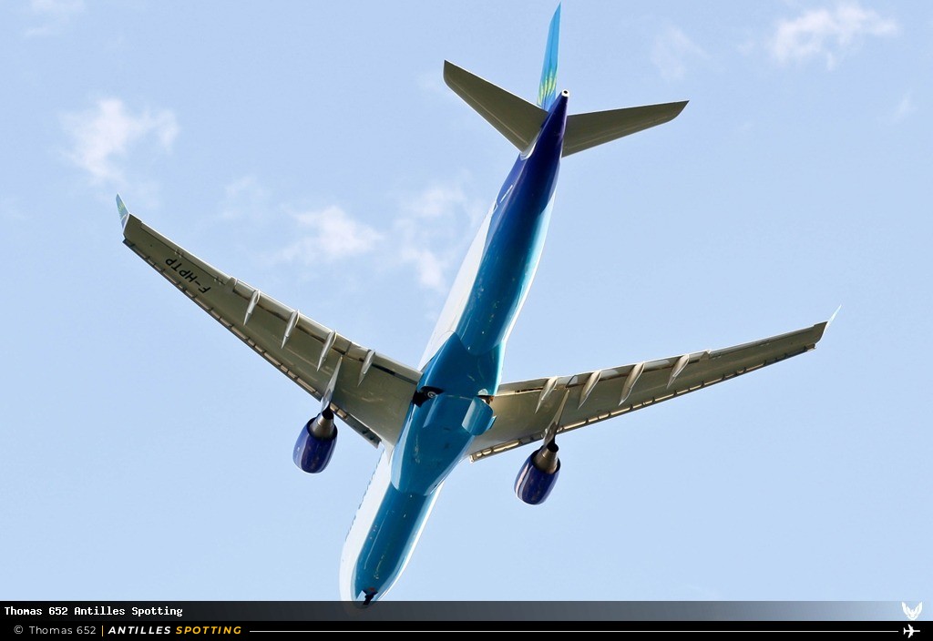 F-HPTP · Airbus A330-300, Air Caraïbes, Pointe-à-Pitre – Maryse Condé