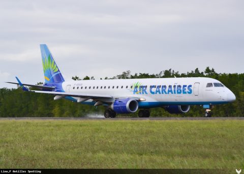 F-OSUD · Embraer E190, Pointe-à-Pitre – Maryse Condé