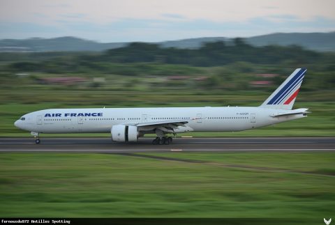 F-GSQR · Boeing 777-300ER, Martinique – Aimé Césaire