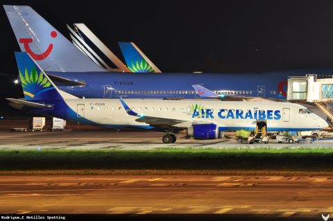 F-OSUD · Embraer E190, Pointe-à-Pitre – Maryse Condé