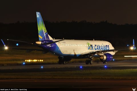 F-OSUD · Embraer E190, Pointe-à-Pitre – Maryse Condé