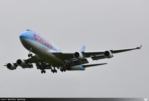 F-HSUN · Boeing 747-400, Pointe-à-Pitre – Maryse Condé