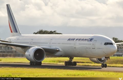 F-GSQP · Boeing 777-300ER, Pointe-à-Pitre – Maryse Condé