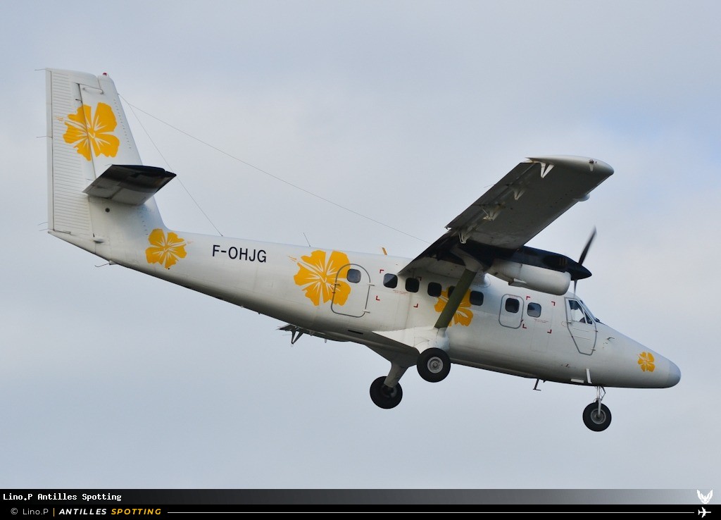 F-OHJG · De Havilland Canada DHC-6 Twin Otter, Air Antilles Express, Pointe-à-Pitre – Maryse Condé