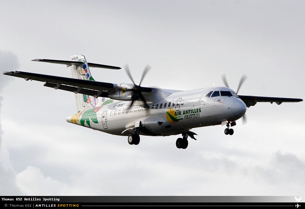 F-OIXE · ATR 45-500, Air Antilles Express, Pointe-à-Pitre – Maryse Condé